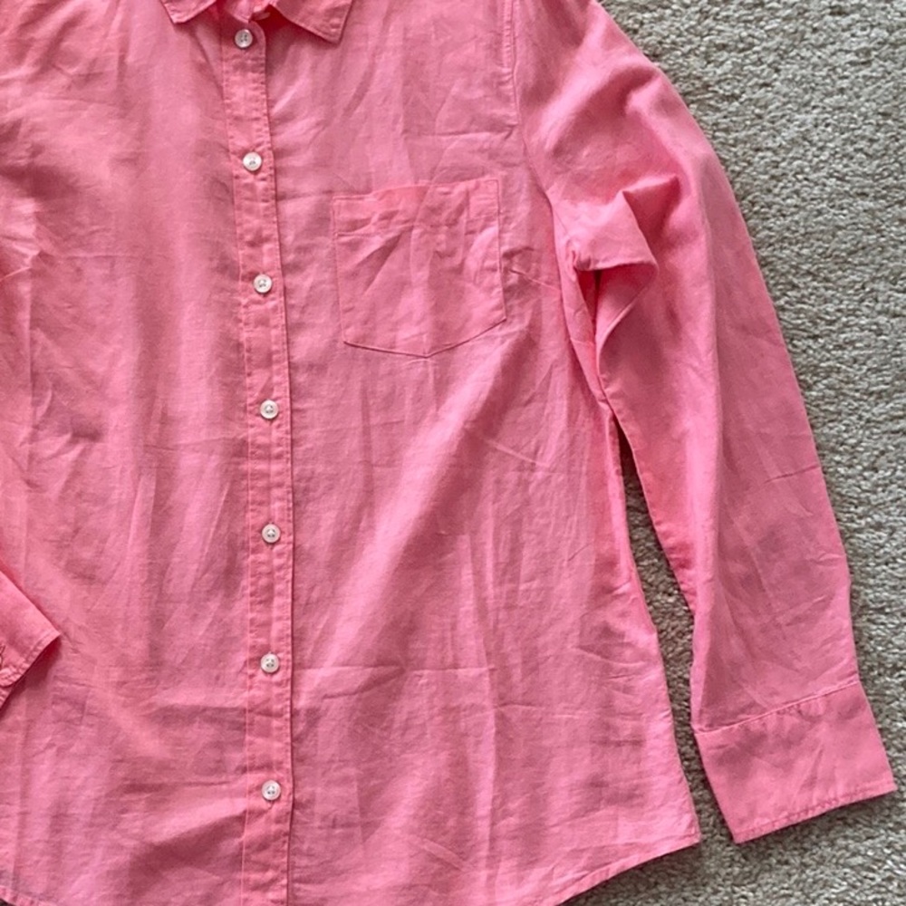 J. Crew Pink Button Down Shirt - Picture 4 of 6